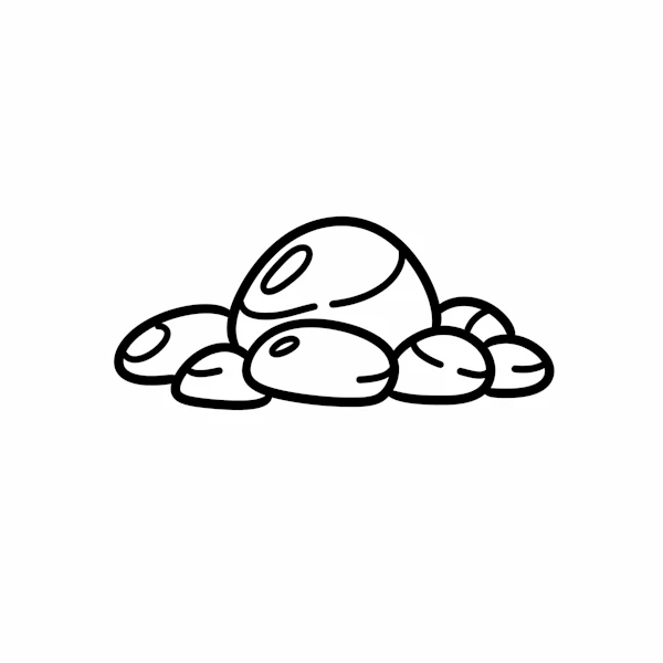 Stacked Stones Drawing