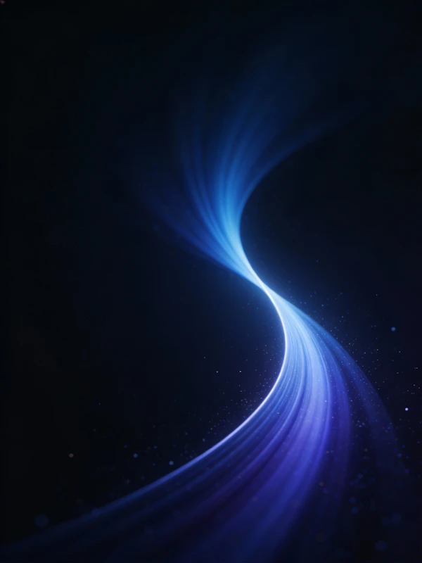 Luminous Blue Curve