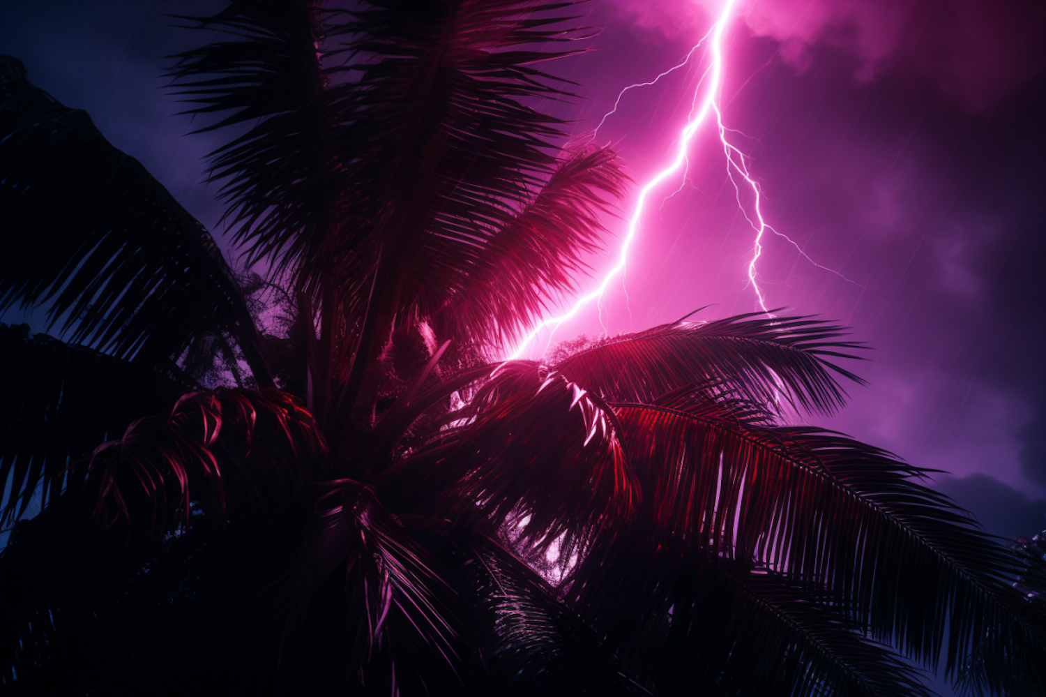 Electric Palms: The Surreal Storm