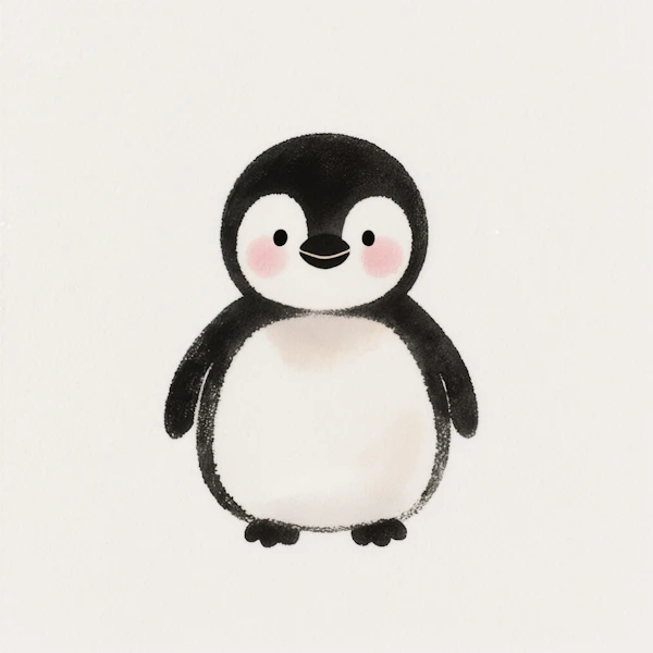 Adorable Baby Penguin