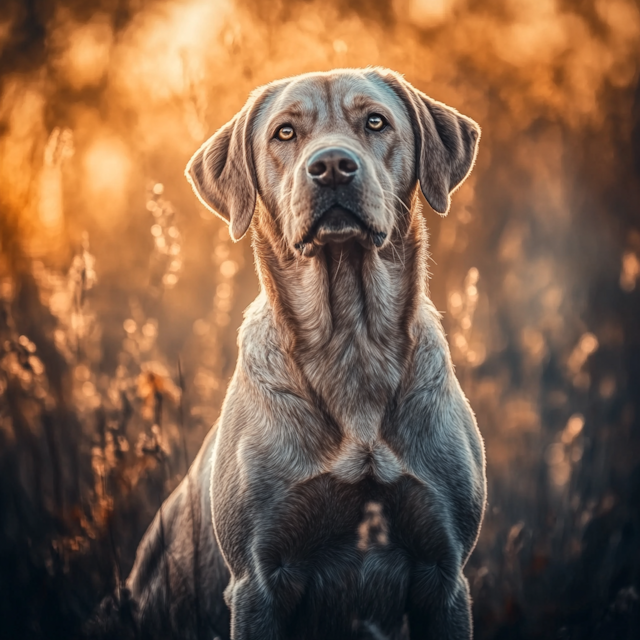 Labrador Retriever in a Field