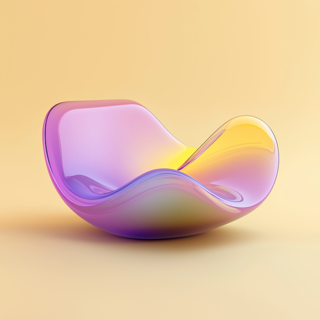 Abstract Gradient Chair