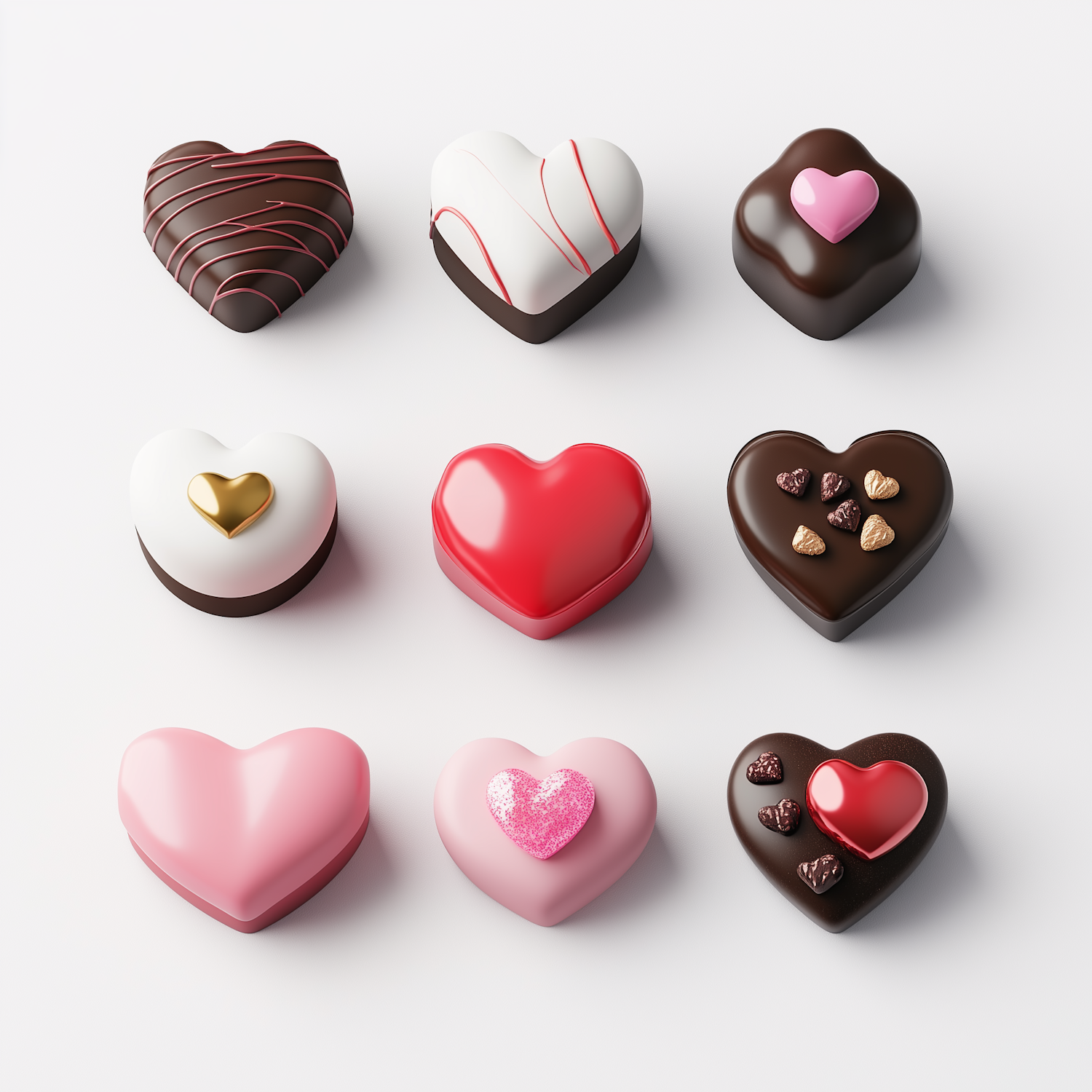 Heart-Shaped Chocolates