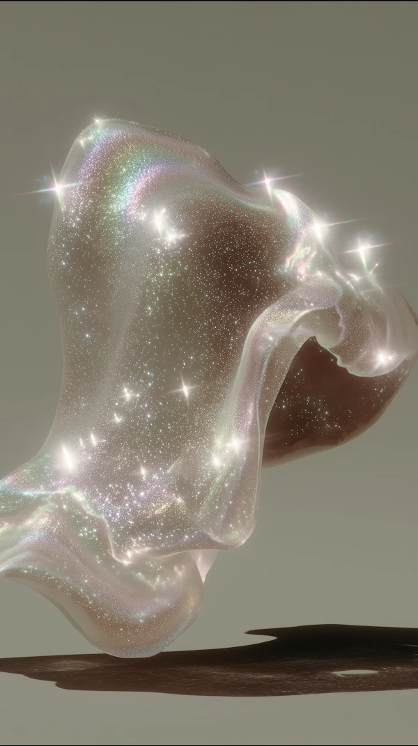 Ethereal 3D Fabric Form