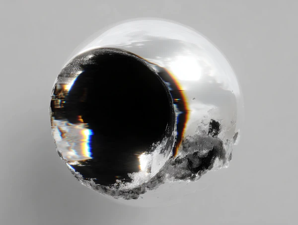 Futuristic Metallic Sphere