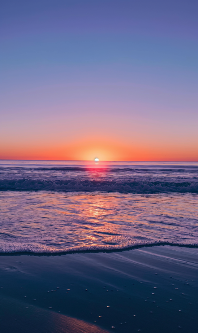 Serene Beach Sunset