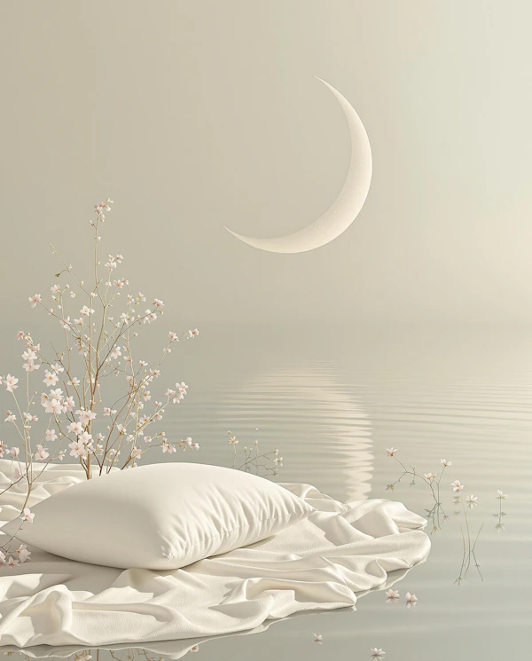 Serene Cherry Blossom Scene
