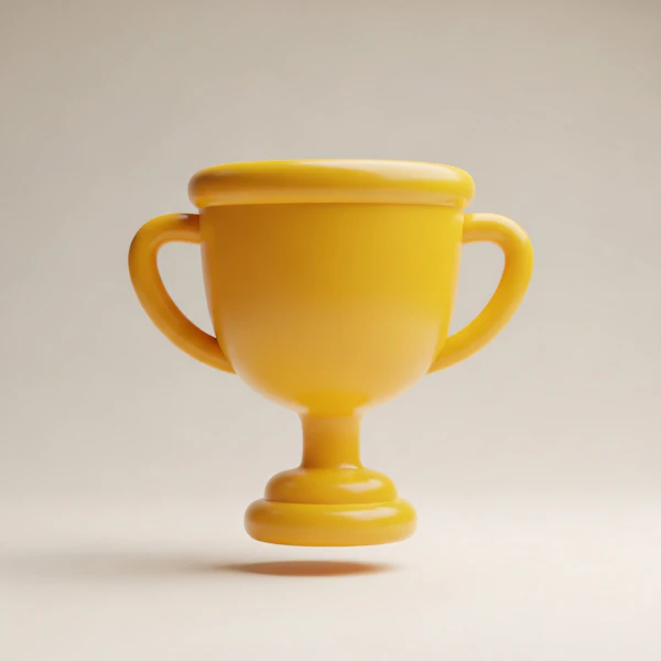 Golden Trophy Display