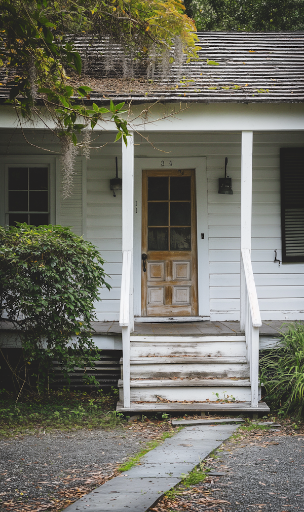 Rustic House Entrance