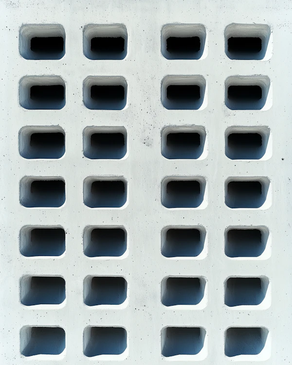 Concrete Grid Pattern