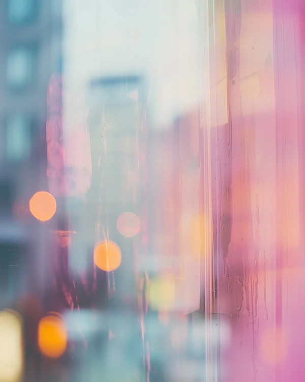 Rainy Window Bokeh