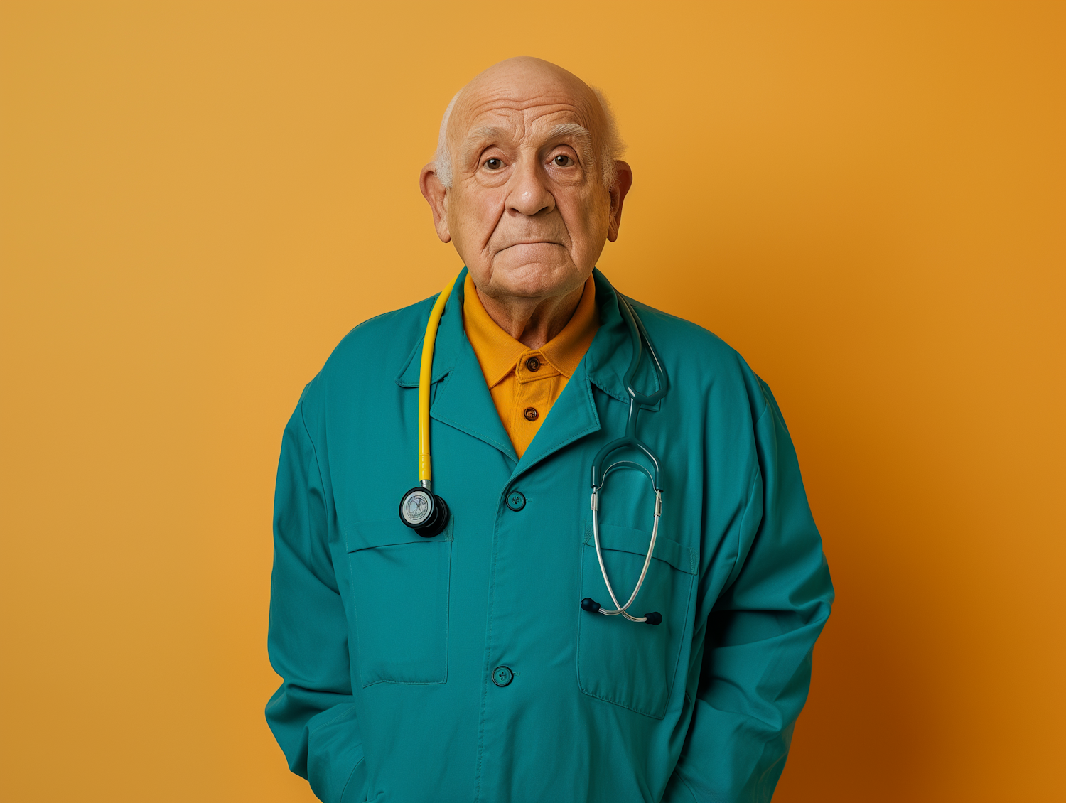 Elderly Medical Professional Portrait