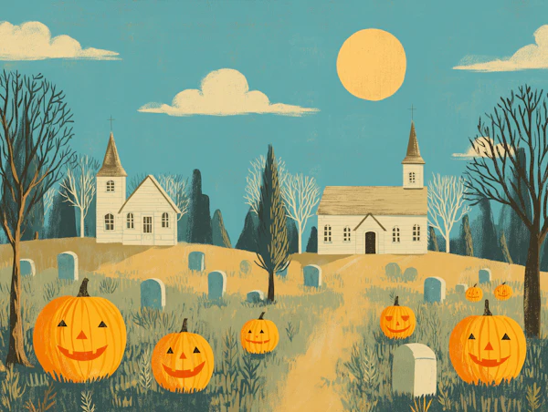 Autumn Countryside Scene