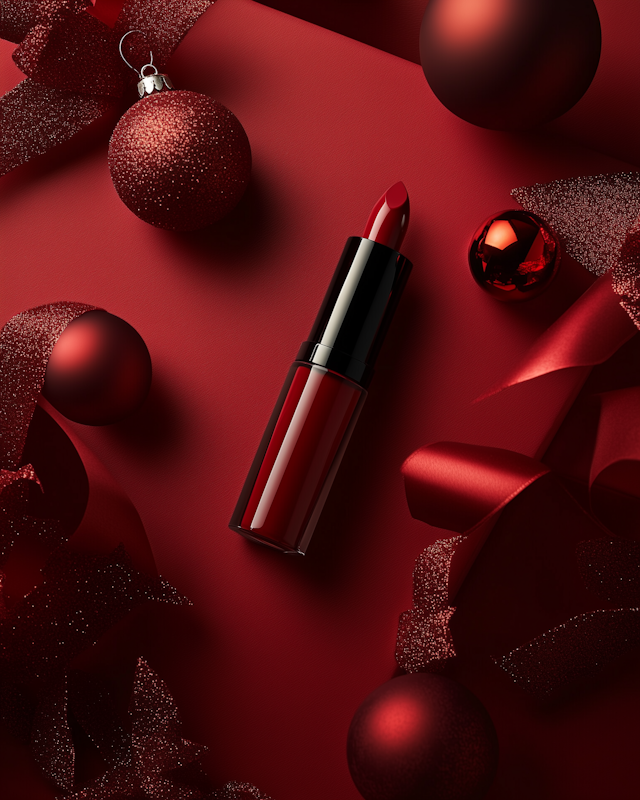 Red Lipstick and Ornaments