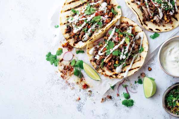 Grilled Tacos Display