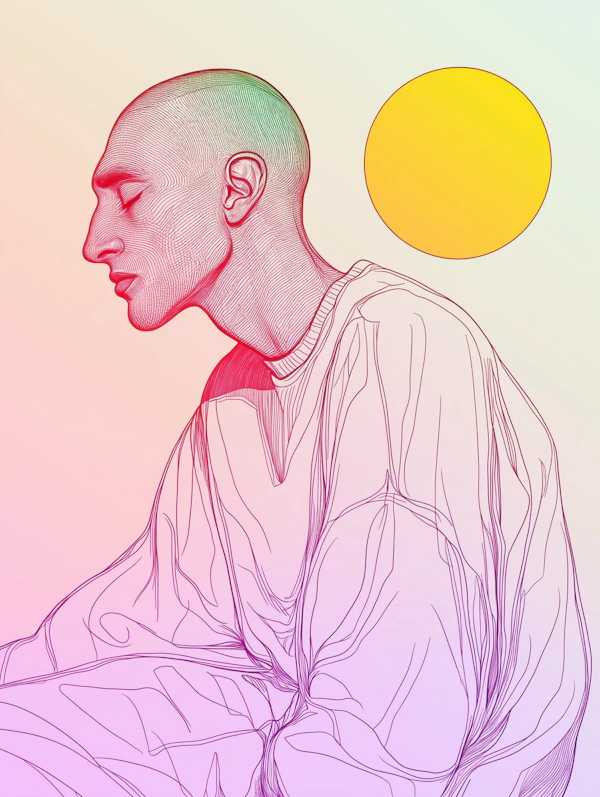 Stylized Profile Illustration