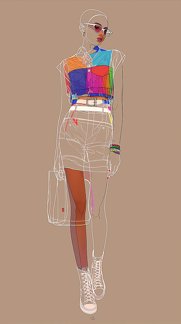 Stylish Fashion Portrait