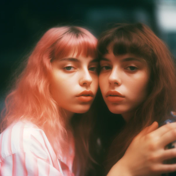Serene Duo Portrait