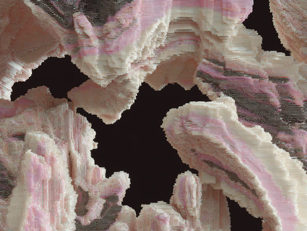 Abstract Crystalline Art