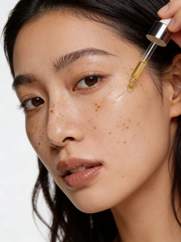 Skincare Serum Application