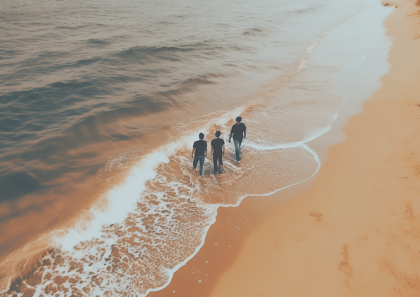 Tranquil Seaside Stroll