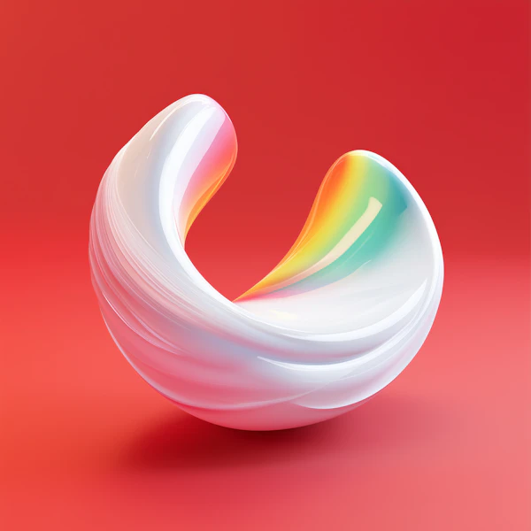 Vibrant 3D Abstract Design