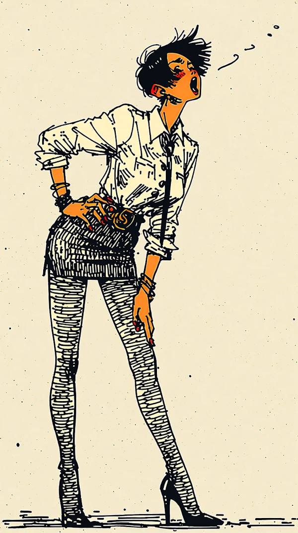 Dynamic Pose Illustration
