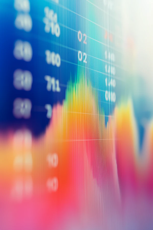 Abstract Market Chart