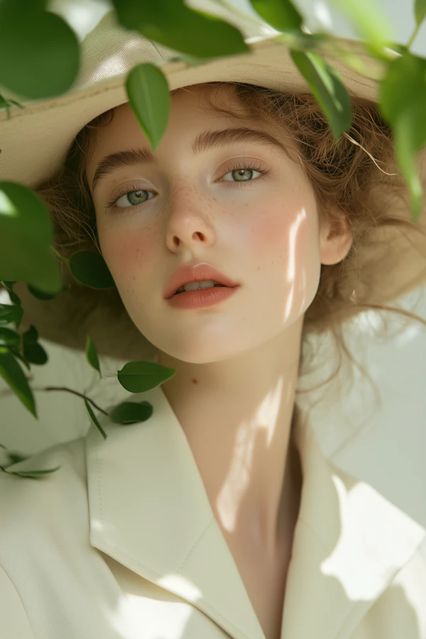 Serene Woman in Nature