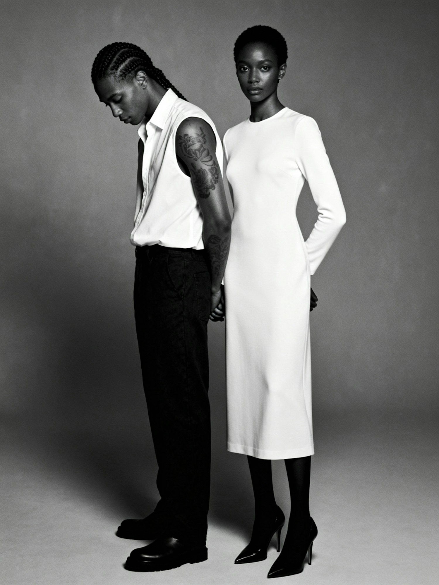 Monochrome Duo Portrait