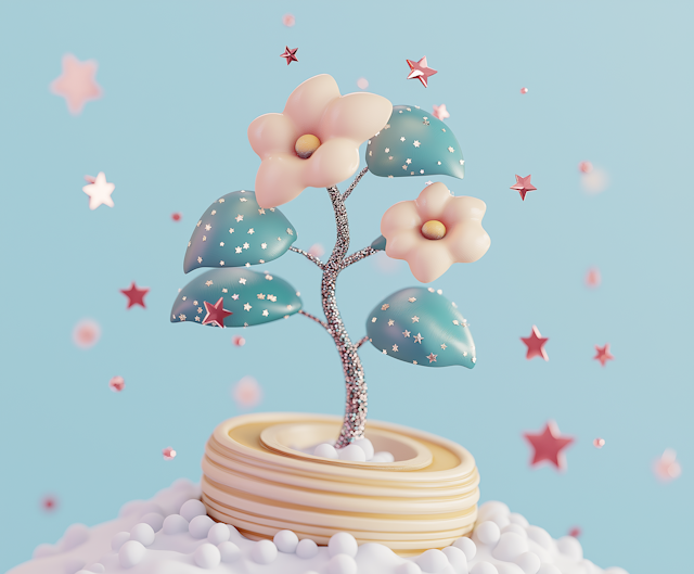 Stylized Artistic Bonsai