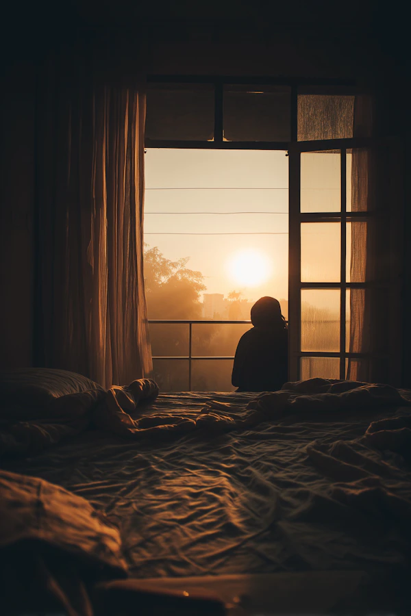 Serene Bedroom Sunrise