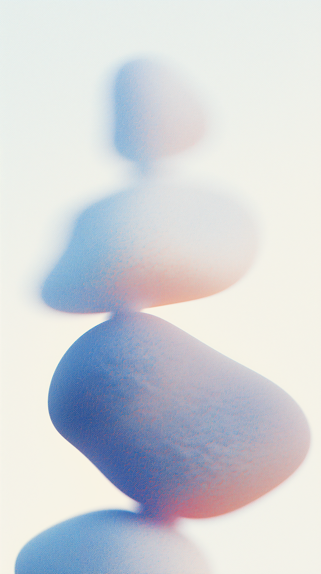 Abstract Pebble Shapes