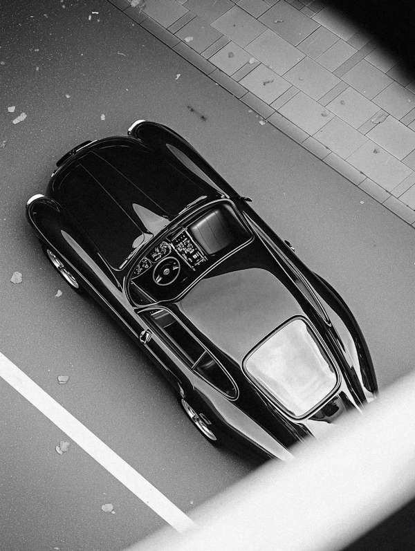 Vintage Car Overhead