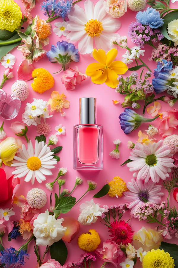 Floral Perfume Display