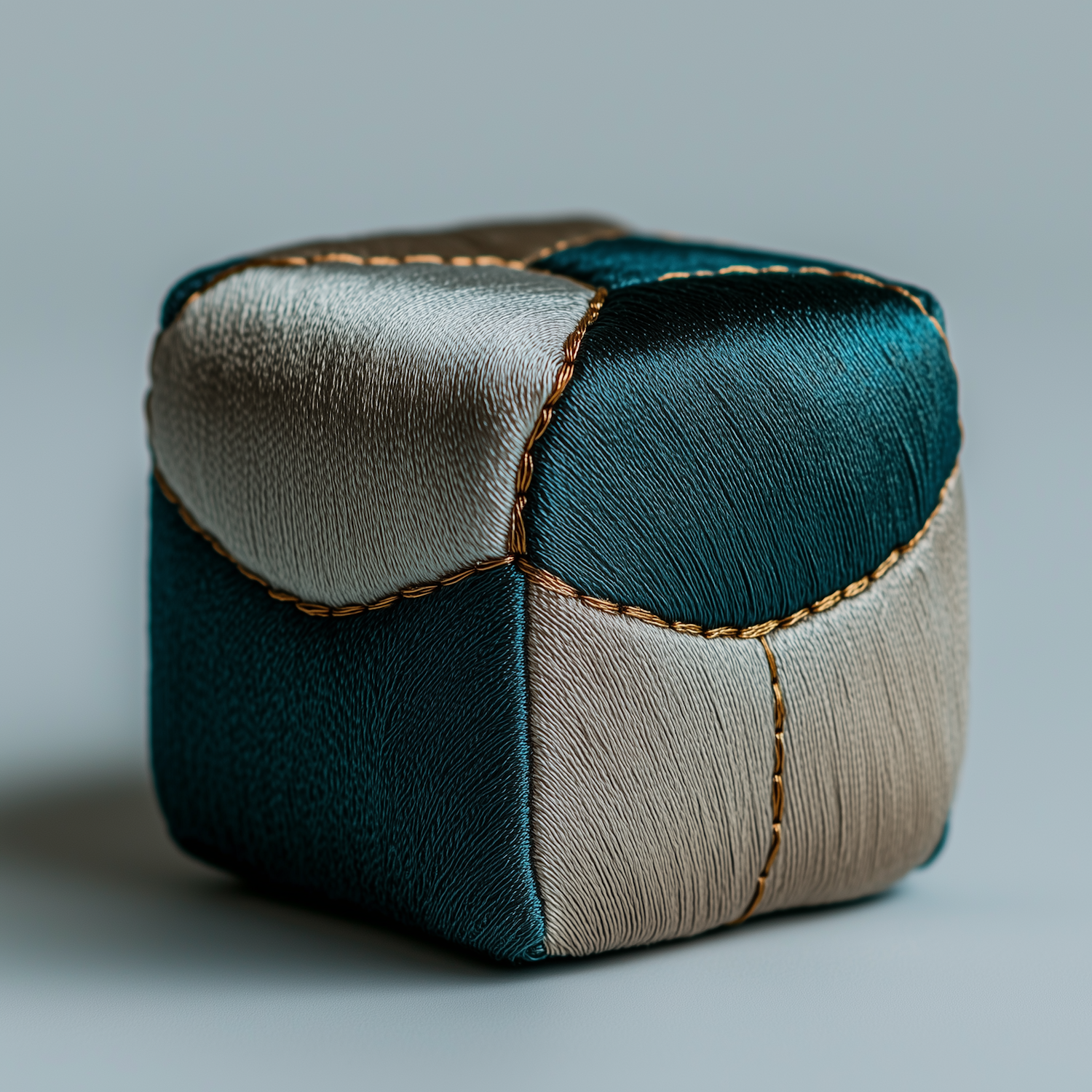 Textured Fabric Cube