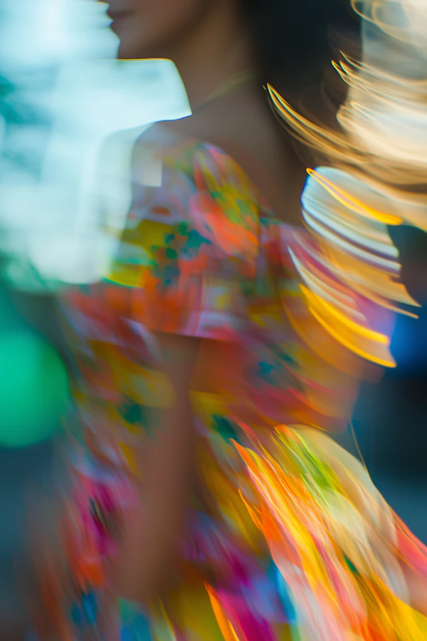 Abstract Colorful Blur