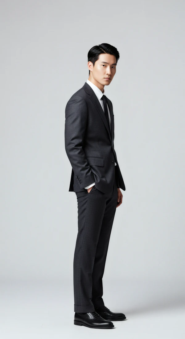 Young Man in Suit