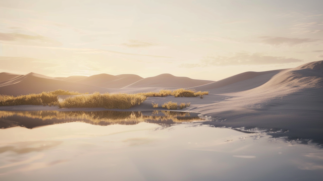 Serene Desert Landscape