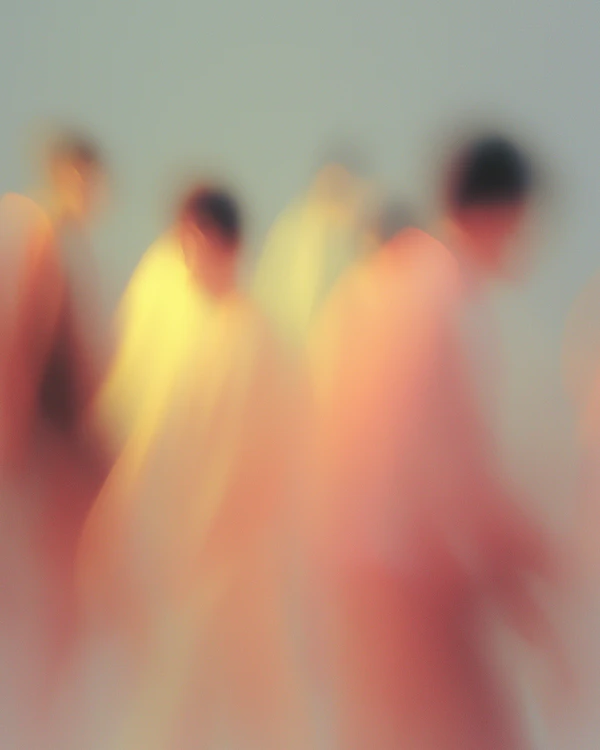 Ethereal Blurred Figures