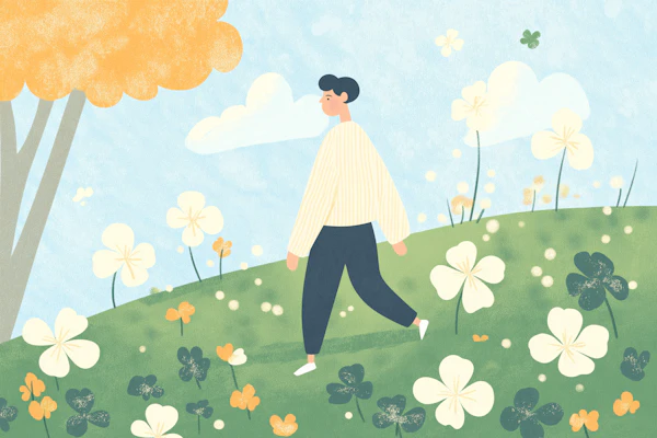 Whimsical Meadow Walk