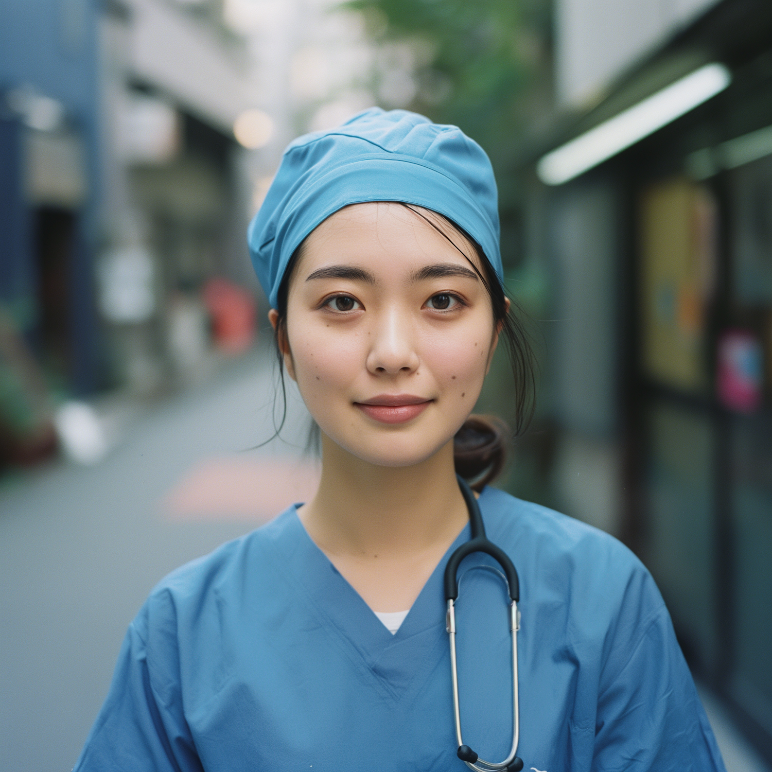 Medical Professional in Scrubs