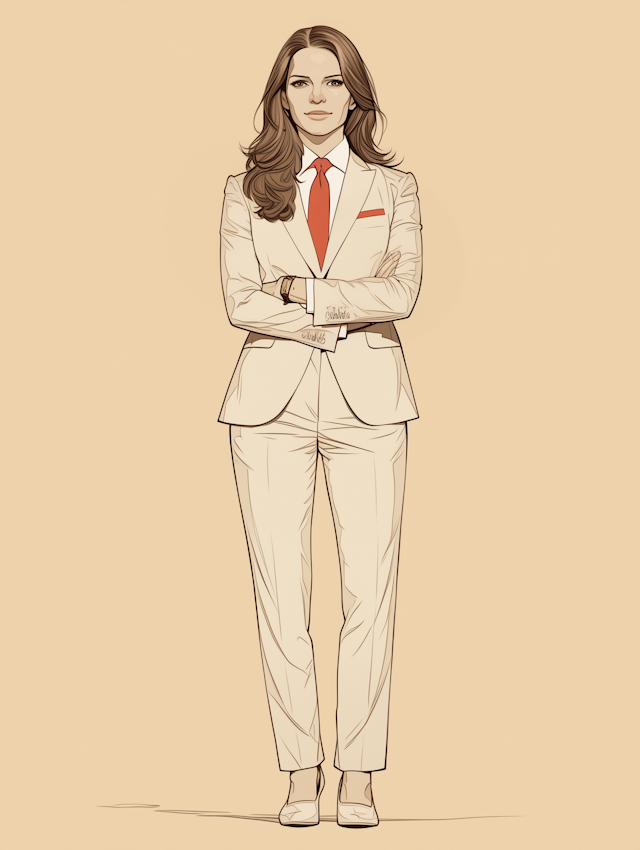 Confident Woman in Professional Attire