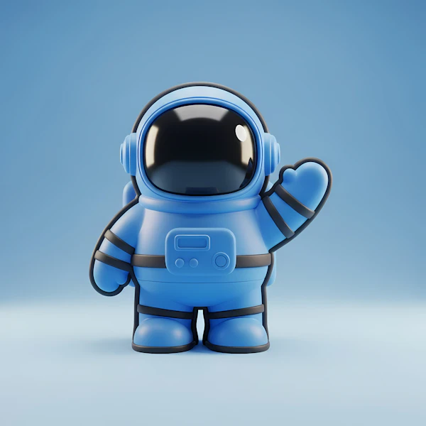 Cute Astronaut Illustration