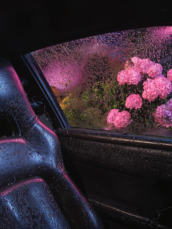 Rainy Car Interior