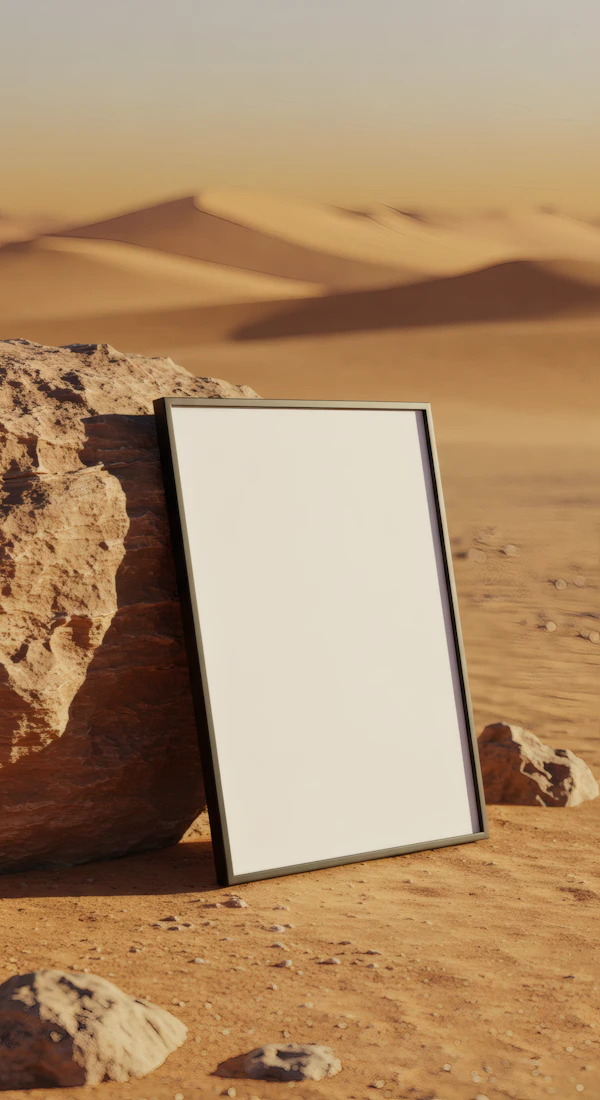 Frame in Desert Scene