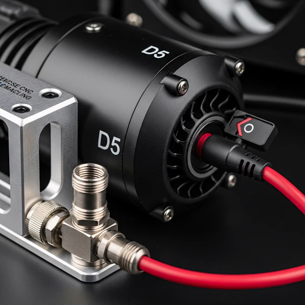 Mechanical Component Close-Up