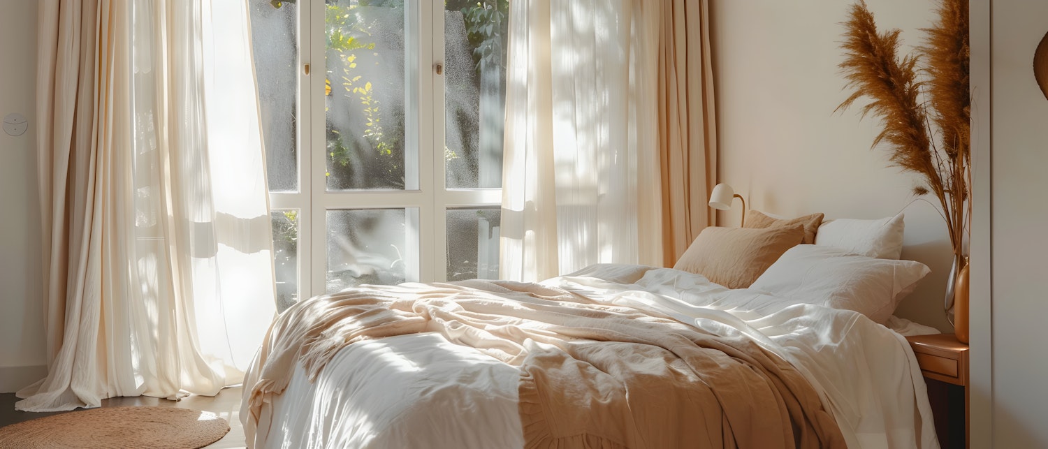 Serene Bedroom with Natural Light