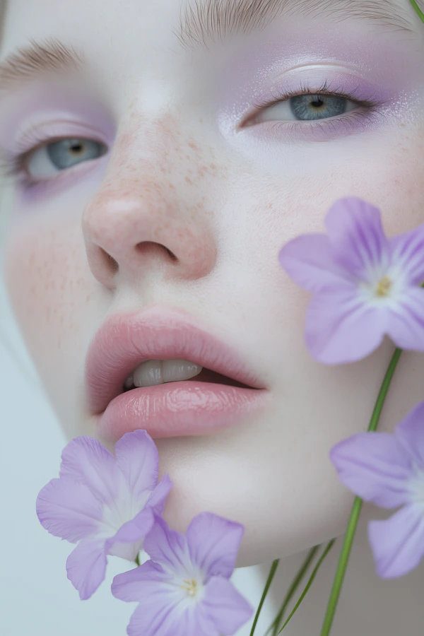 Ethereal Floral Portrait
