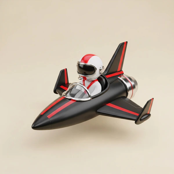 Futuristic Jet Pilot